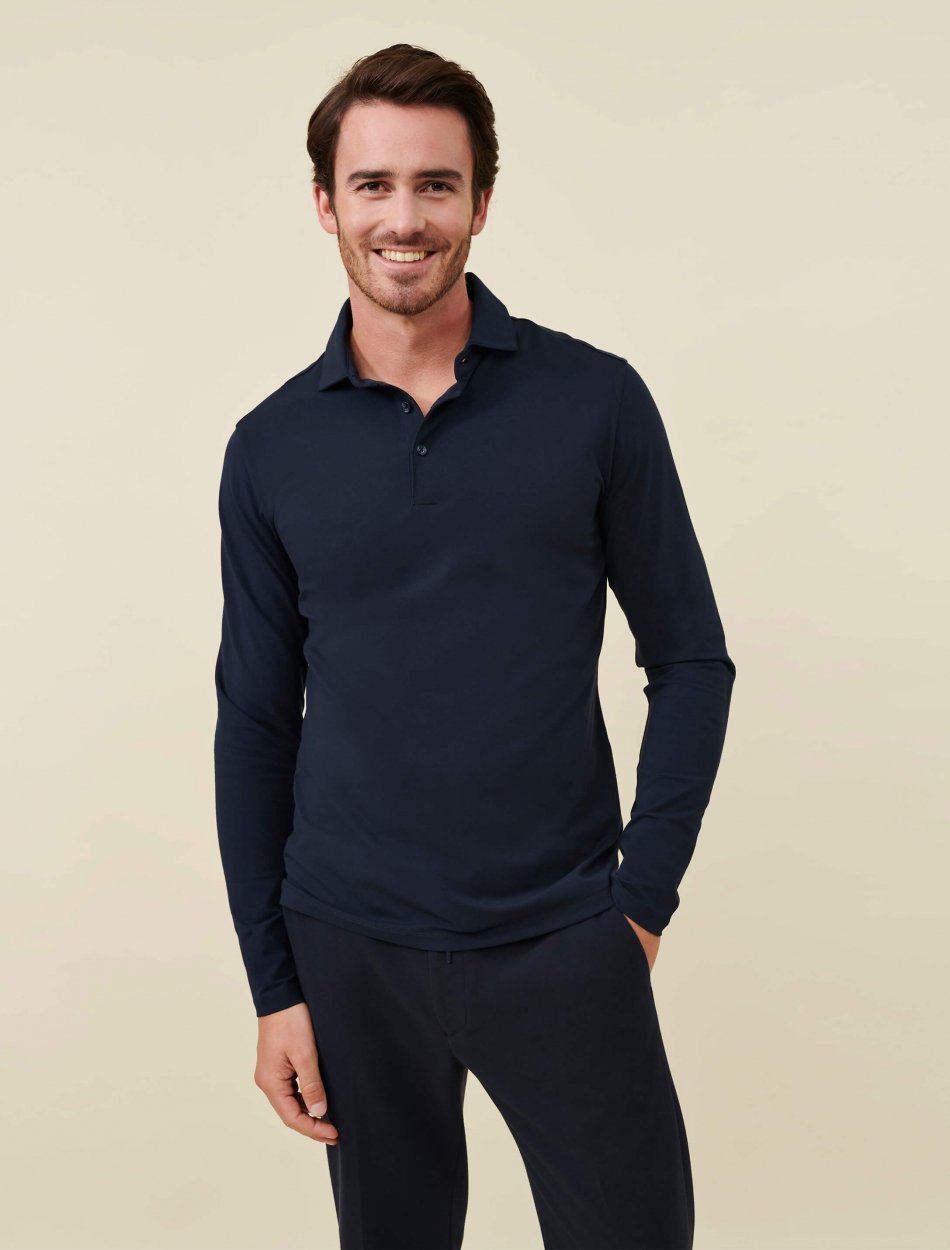 polo t shirt dark blue