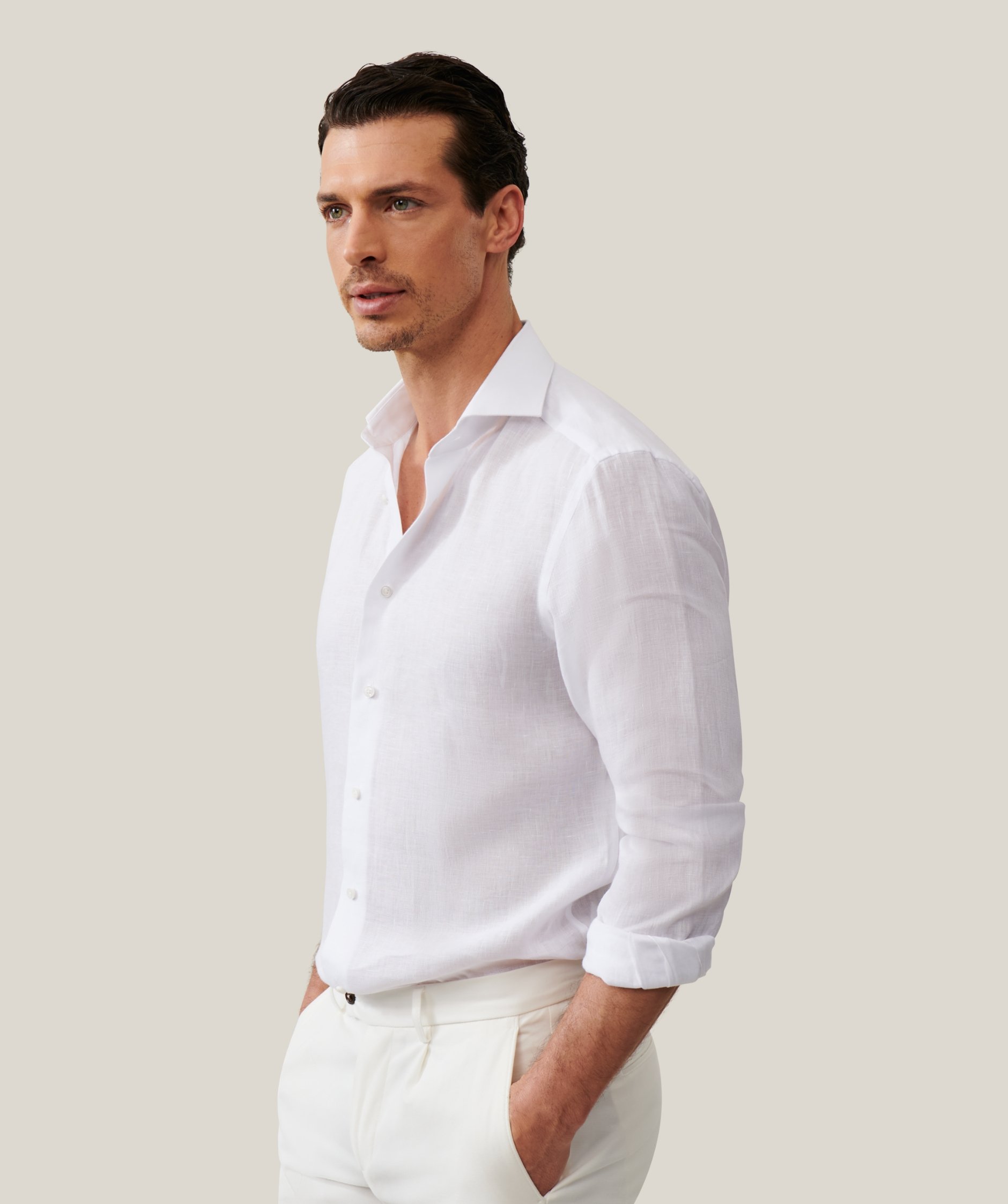 Linen Shirt White